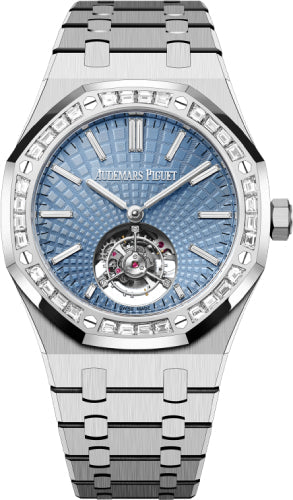 Audemars Piguet Royal Oak 26535PT.ZZ.1220PT.01 41mm Flying Tourbillon Platinum Light Blue Dial Main image