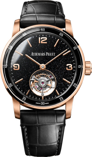 Audemars Piguet Code 11.59 26396OR.OO.D002CR.02 41mm Flying Tourbillon Rose Gold Black Aventurine Dial Main image