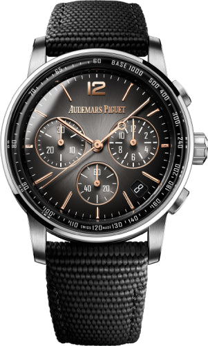 Audemars Piguet Code 11.59 26393CR.OO.A002KB.01 Chronograph 41mm White/Rose Gold Grey Dial