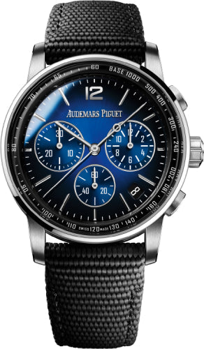 Audemars Piguet Code 11.59 26393BC.OO.A002KB.01 Chronograph 41mm White Gold Blue Dial Main image