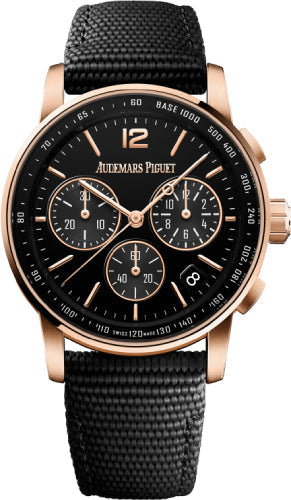 Audemars Piguet Code 11.59 26393OR.OO.A002KB.01 Chronograph Rose Gold 41mm Black Dial