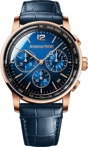 Audemars Piguet Code 11.59 26393OR.OO.A028CR.01 Chronograph 41mm Rose Gold Blue Dial Main image