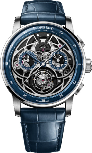 Audemars Piguet Code 11.59 26399BC.OO.D321CR.01 Flying Tourbillon 41mm Chronograph Limited Edition of 50 18k White Gold
