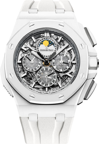 Audemars Piguet Royal Oak Offshore 26582CB.OO.A010CA.01 44mm Grande Complication White Ceramic Sapphire Dial Rubber Strap Main image