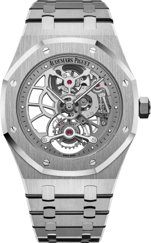 Audemars Piguet Royal Oak 26518ST.OO.1220ST.01 Tourbillon 41mm Extra-Thin Openworked Rhodium Stainless Steel Hand-Wound Main image