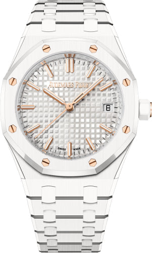 Audemars Piguet Royal Oak 77350CB.OO.1266CB.01 White Ceramic 34mm
