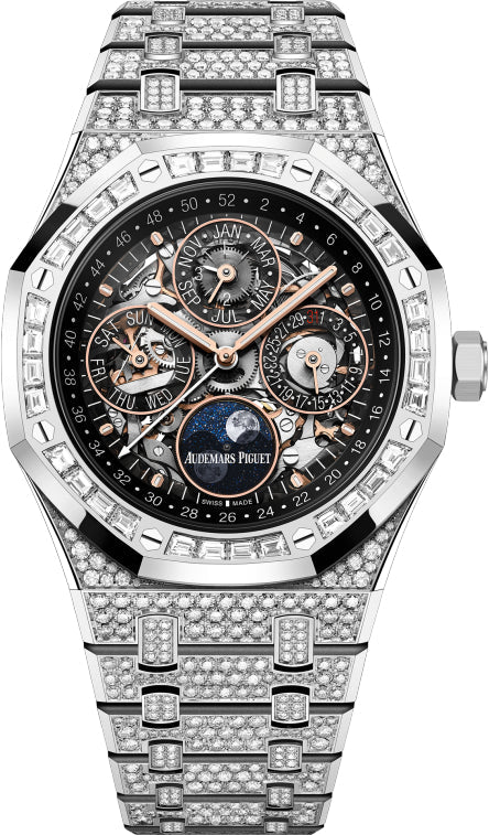 Audemars Piguet Royal Oak 26625BC.ZZ.1223BC.02 41mm Perpetual Calendar White Gold/Damonds