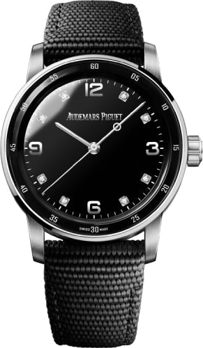 Audemars Piguet Code 11.59 15210BC.OO.A002KB.02 Selfwinding 41mm White Gold Black Arabic/Diamond Dial