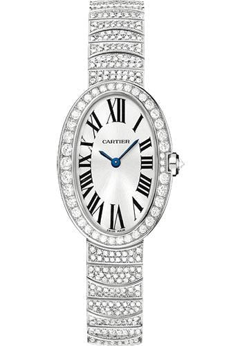Cartier Baignoire WB520011 Small White Gold Diamond Case - Diamond Bracelet Main image