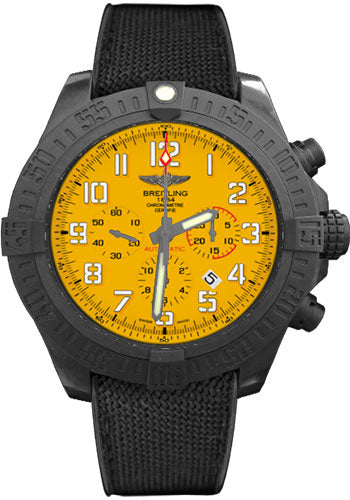 Breitling Avenger XB0170E4/I533 Hurricane 50mm Breitlight Case - Cobra Yellow Dial - Anthracite Black Military Rubber Strap - military-rubber-anthracite-black-folding Main image